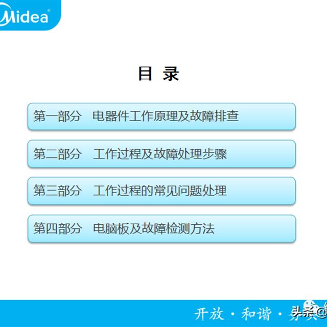 美的全自动洗衣机电器件原理及故障检修培训（2）