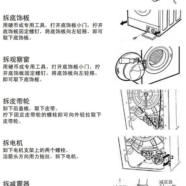 海尔变频滚筒洗衣机售后服务手册