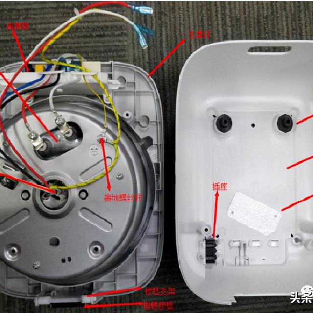 惠而浦WRC-CS221P电饭煲结构组成及常见故障维修