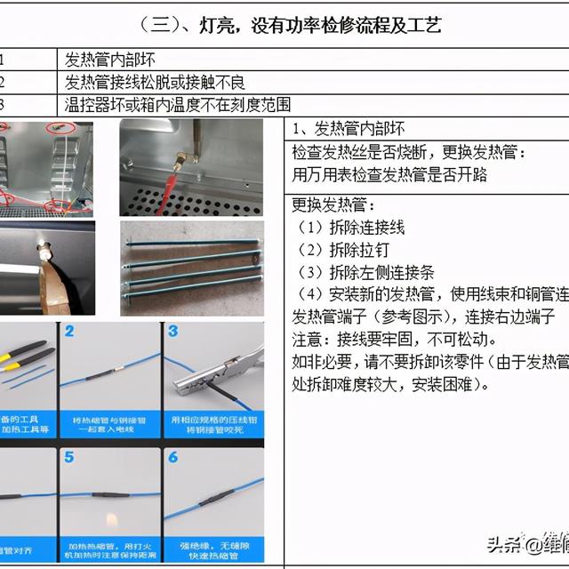 蒸汽电烤箱维修技术手册