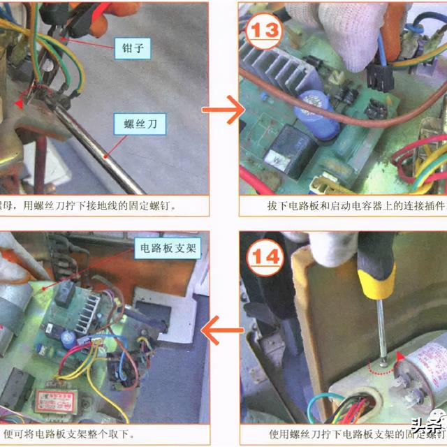 空调室外机的内部组成及拆卸方法图解