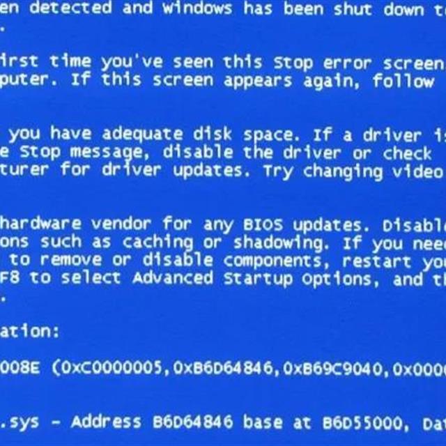 电脑“蓝屏”故障排除几例