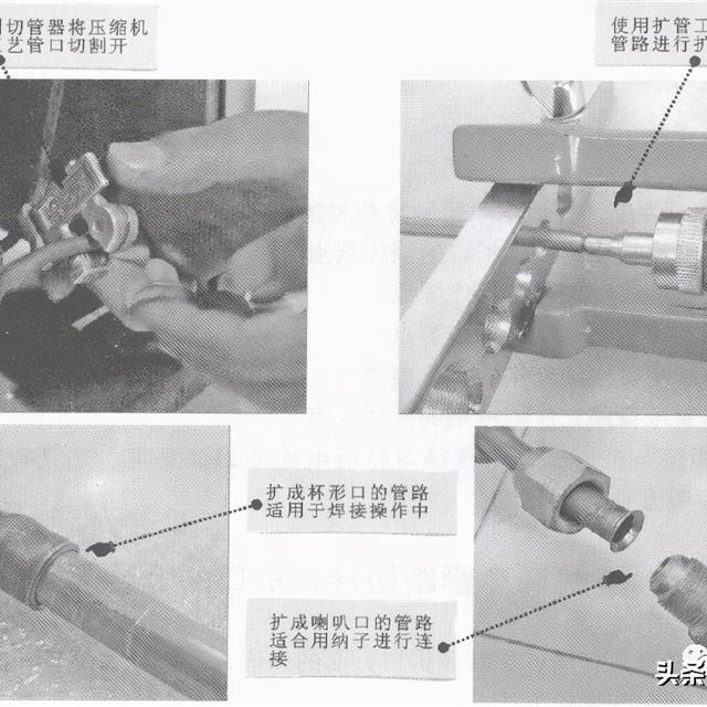 制冷管路切、扩口及焊接操作要点