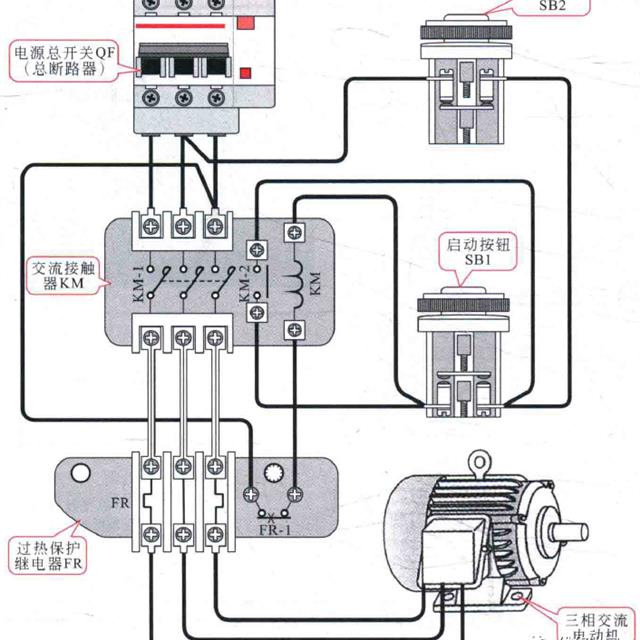 过热保护继电器的控制原理图解
