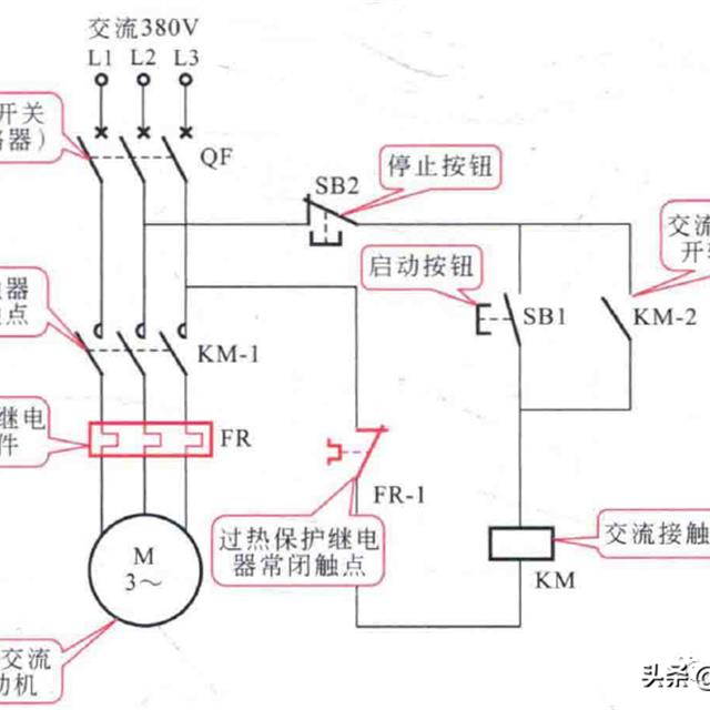 过热保护继电器的控制原理图解