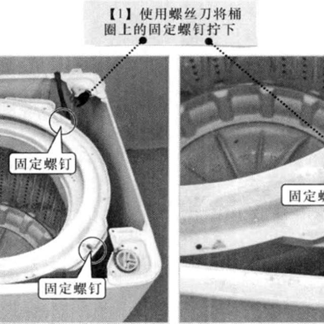 波轮式洗衣机的拆卸方法