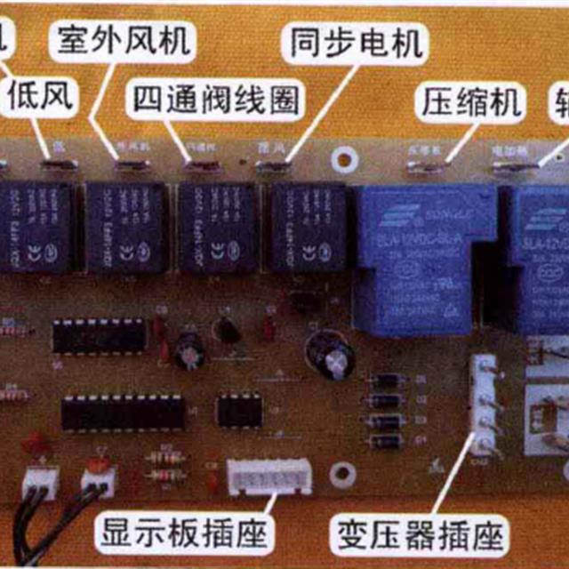 普通柜式空调代换通用板方法