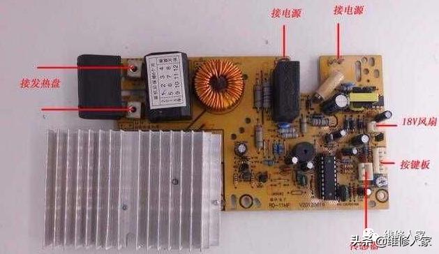 电磁炉电路板的维修方法