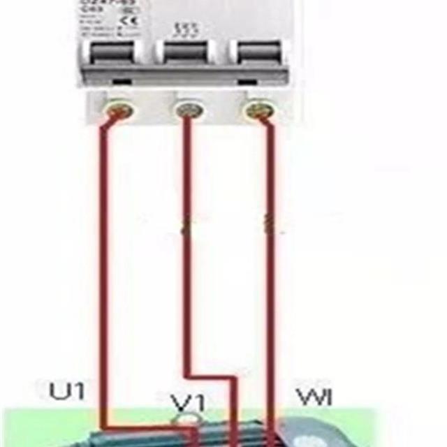 接触器控制电机正反转接线方法图解