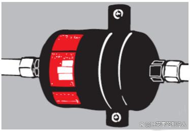 制冷系统干燥过滤器的使用与安装