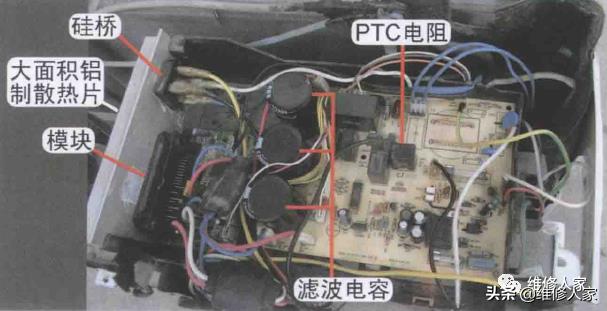 变频空调常见几种元器件工作原理及检测