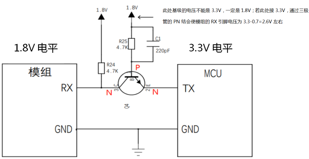 模组串口电路常见电(píng)匹配方法