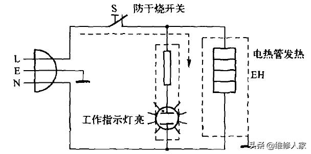 赏见电热水壶电路的工作原理