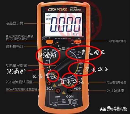 万用表、摇表、电笔的作用及使用方法