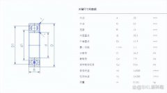 6304轴承尺寸参数