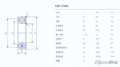 SKL 6208轴承尺寸