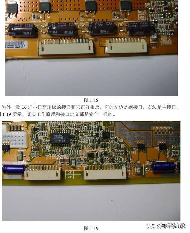 液晶电视机各部件图解