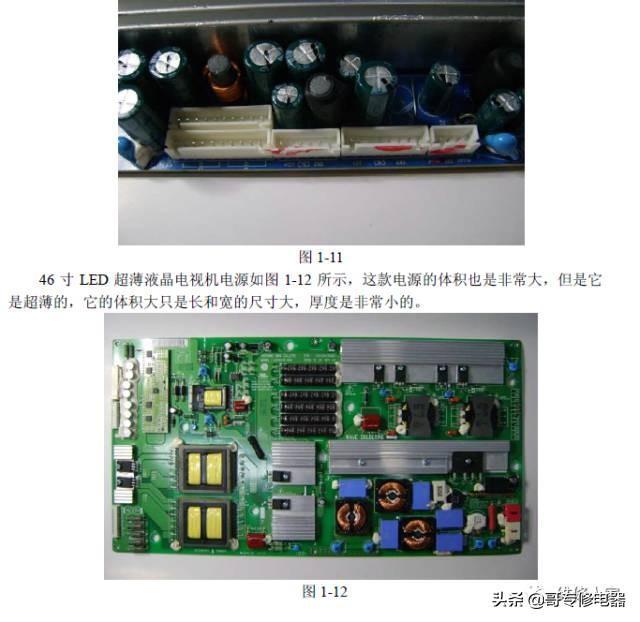 液晶电视机各部件图解