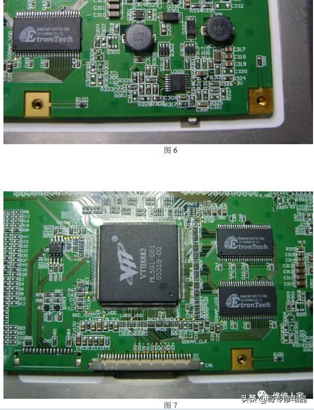 液晶电视机各部件图解