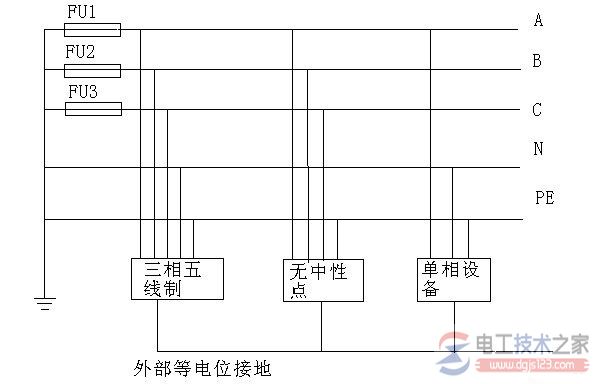 三相五线制接线图及工作原理说明