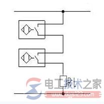 一例接近开关与光电传感器的接线图