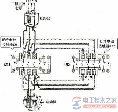 一文看懂三相异步电动机接触器联锁的正反转控制原理