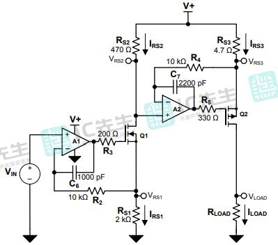 OPA2188AIDR运算放大器电流电压器件布局示例图片资料