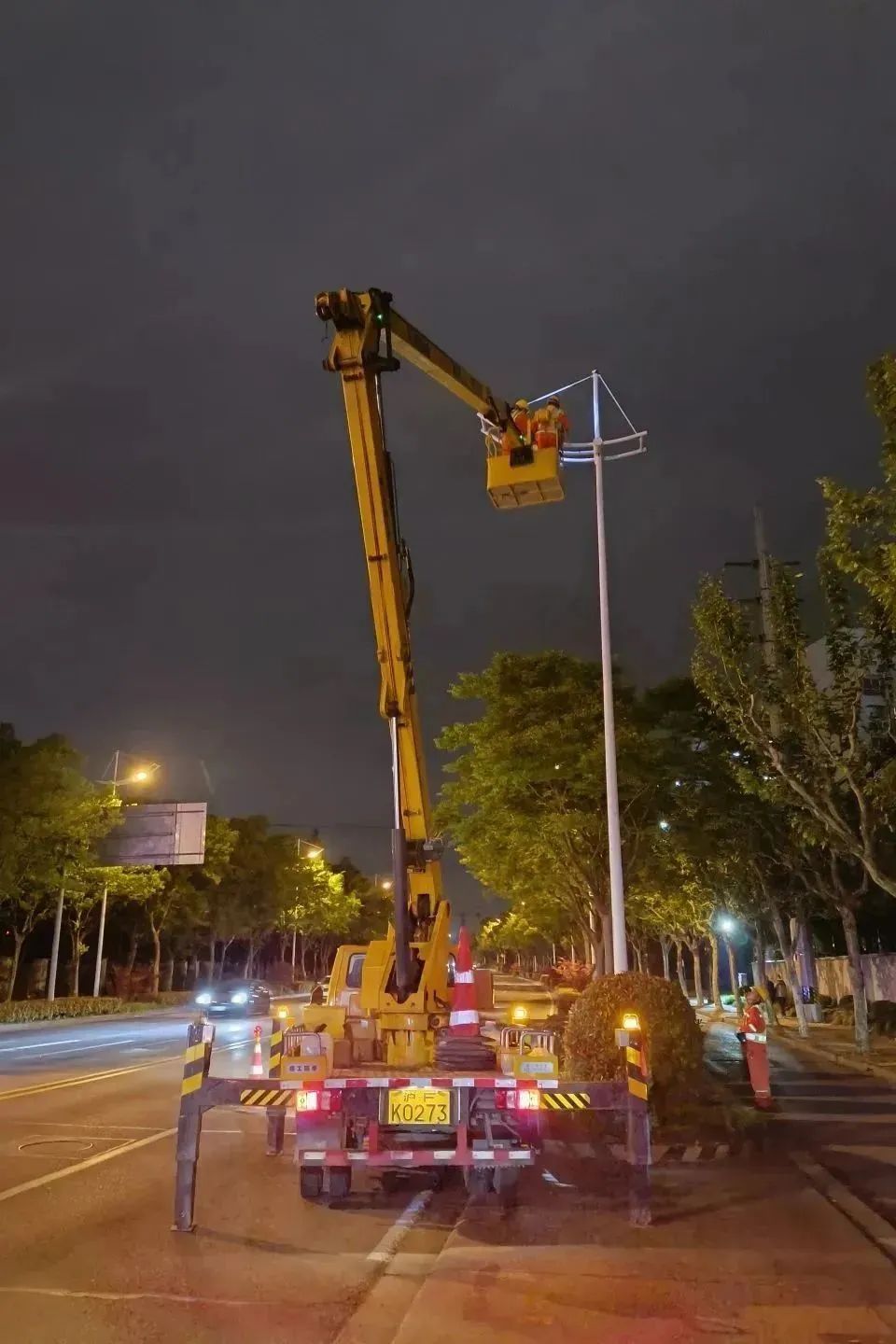 上海嘉定区区管道路照明设施节能改造工程正式启动