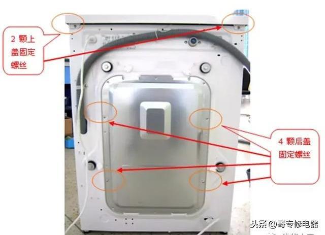 滚筒洗衣机几个主要部件结构及拆卸