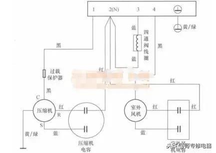 空调压缩机接线图参考