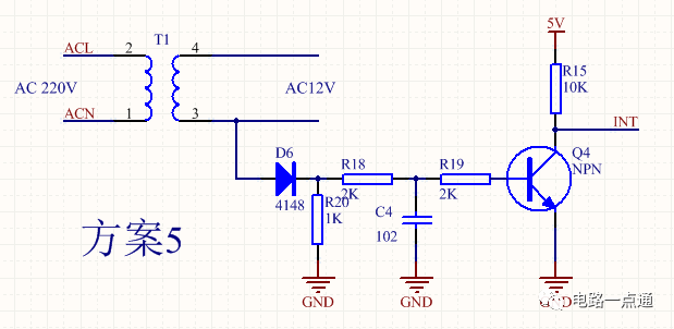 过零检测电路原理图 五个常用过零检测电路设计方案