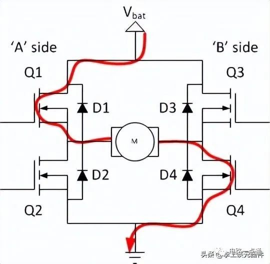 H桥电路原理图 H桥电路的工作原理和实例