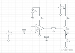 运放加三极管的恒流源电路
