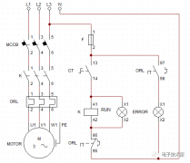 2线和3线启动停止电路图 两个电机控制电路图和工作原理