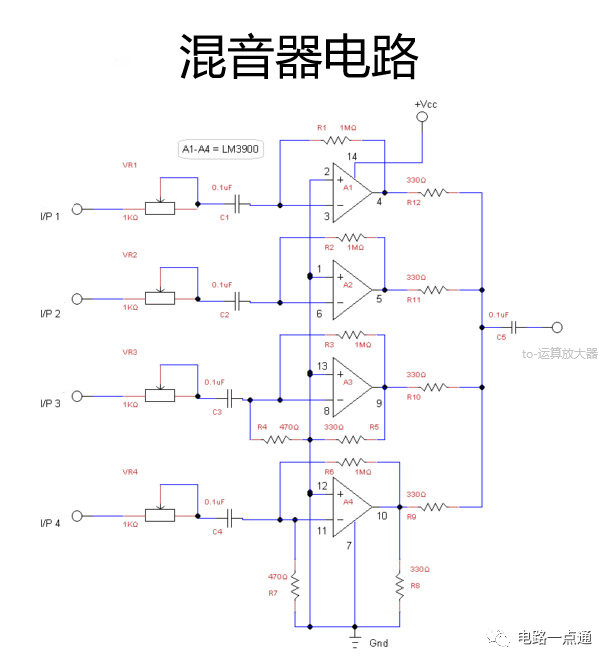 LM3900稳压芯片的工作原理和应用电路