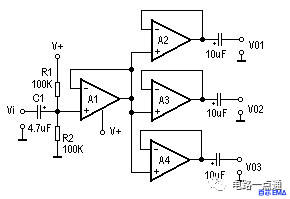 LM324运放电路图和引脚图 四路运算放大器的应用电路和工作原理详解