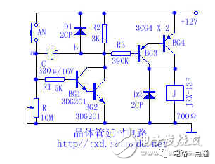 延时电路的工作原理解析(附电路图)