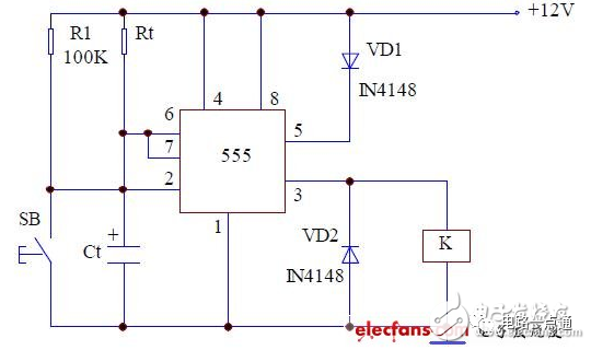 延时电路的工作原理解析(附电路图)