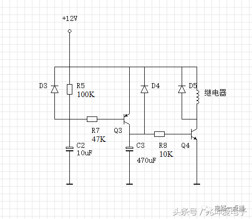 延时电路的工作原理解析(附电路图)