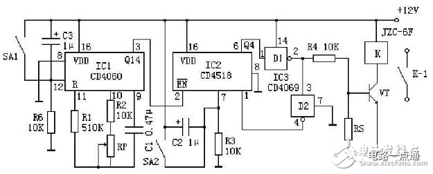 延时电路的工作原理解析(附电路图)