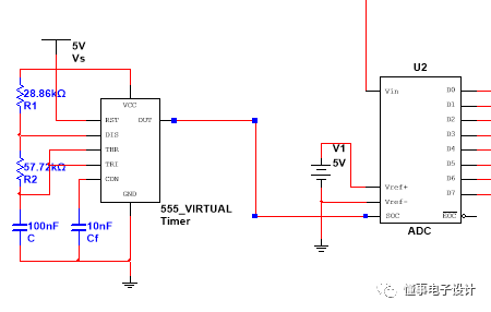 温度测量与控制电路Multisim仿真