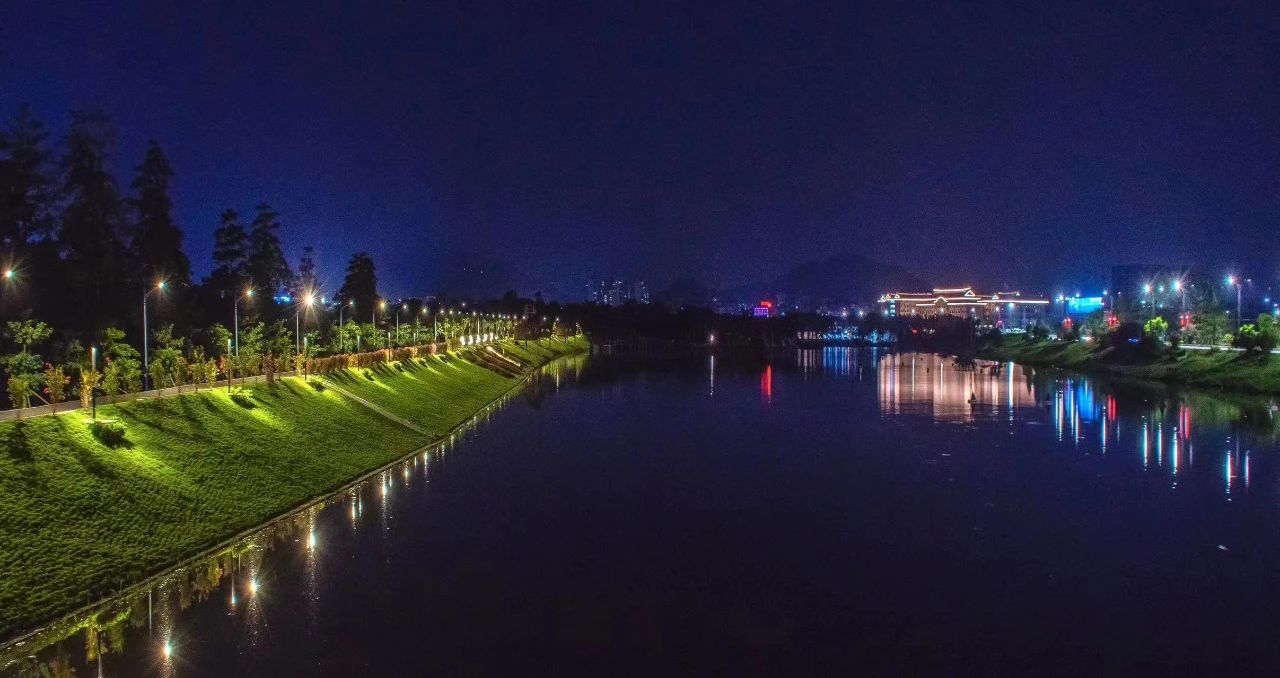 福建泉州惠安县黄塘溪下茂段亮化提升工程完工亮灯