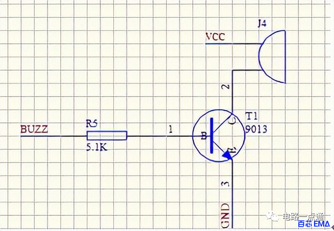 晶体管开关电路设计 TTL晶体管开关电路原理图/蜂鸣器控制电路原理图