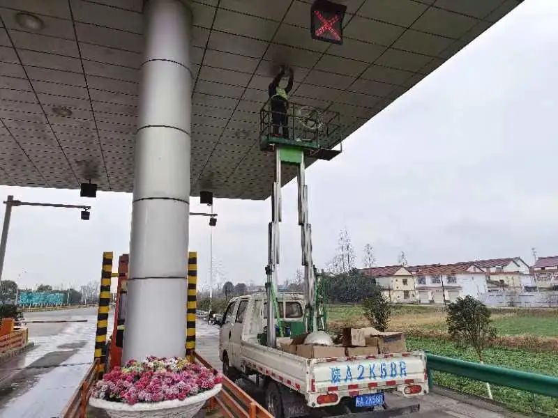 陕西西略高速公路收费站大棚及广场照明改造成效显著