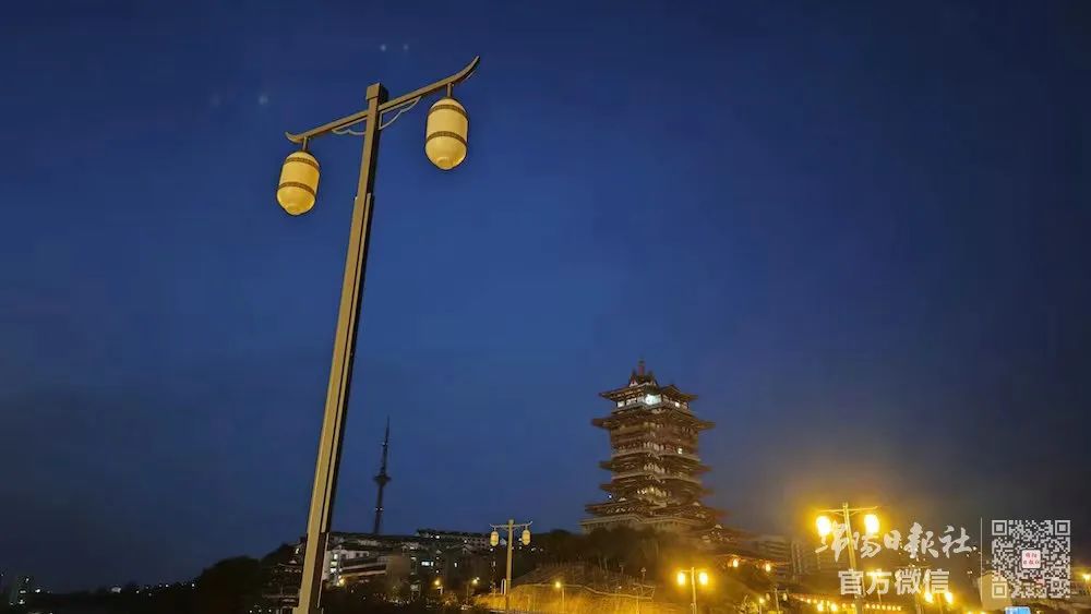 四川绵阳城区城市照明已启动“节能模式”