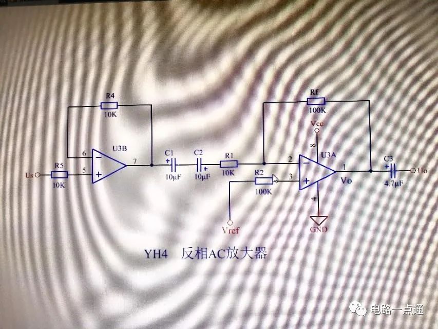 电压跟随器和同相AC放大器电路原理图讲解
