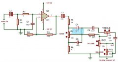 音频音调控制电路图 音频音调控制电路设计方案
