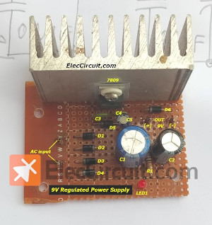 9V稳压电源电路图分享