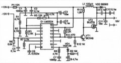 适用于笔记本电脑的车载DC-DC转换器电路图