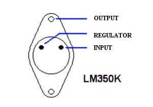 基于LM350K的35V可调电源电路图